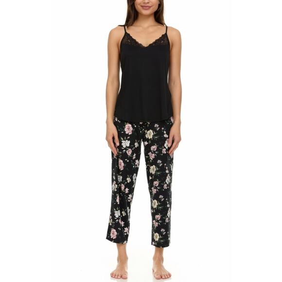 Soft Flora by Flora Nikrooz Women's Madison Travel Set - Black Size M - Picture 2 of 3